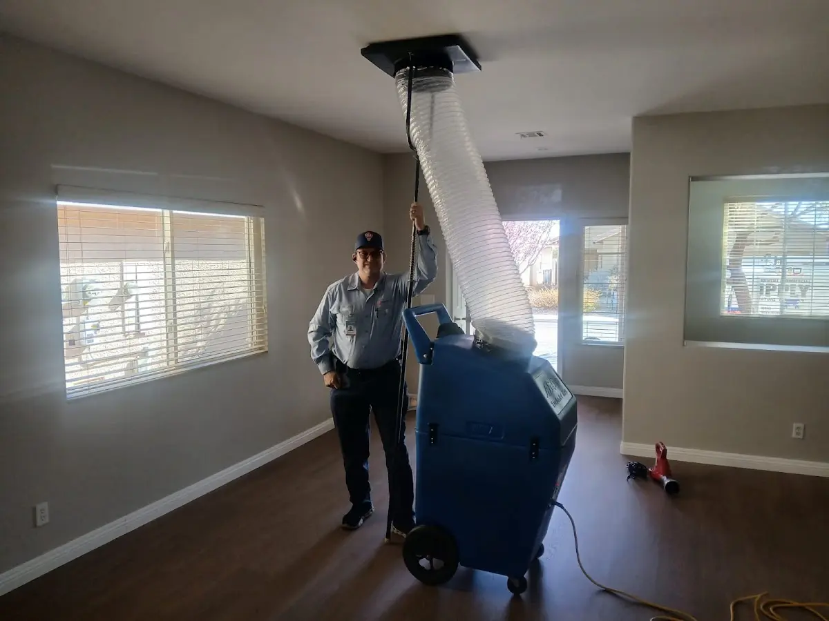 Professional Dryer Vent Cleaning work inside a Mehlville home